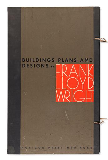WRIGHT, FRANK LLOYD. Buildings, Plans and Designs.